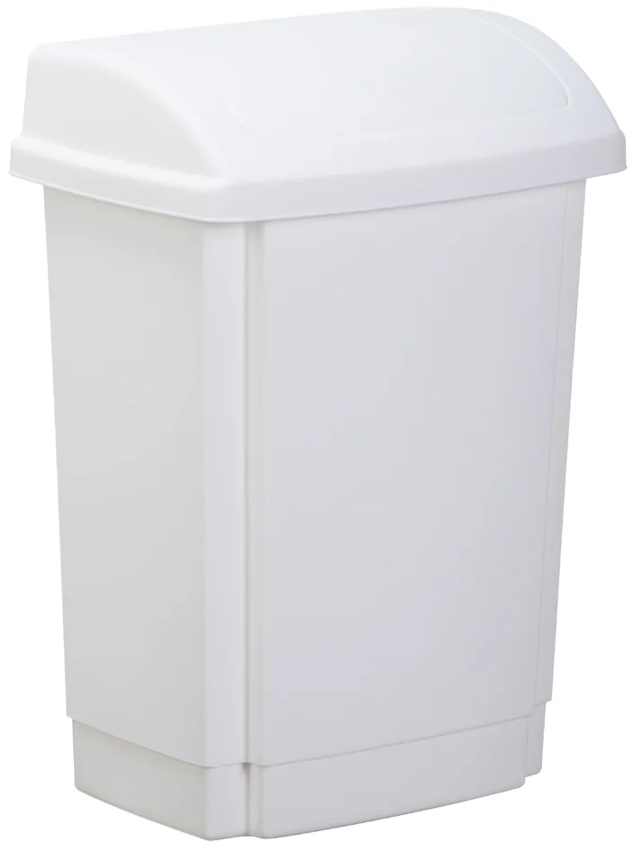 Plast Team past team Poubelle à couvercle basculant, 15 litres, blanc - OEM 13460800
