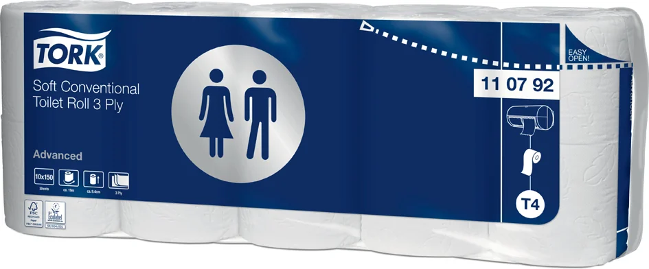 TORK Papier toilette, 3 couches, blanc - OEM 110792 – Image 5
