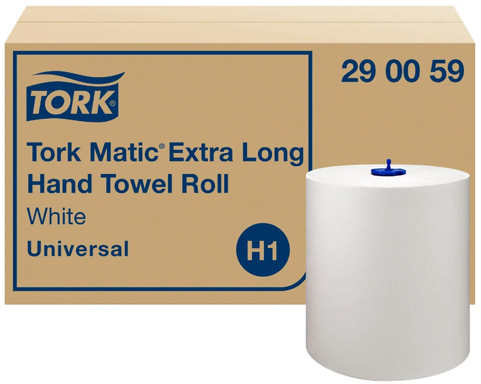 TORK Matic Rouleau d'essuie-mains, 1 couche, 280 m, blanc - lot de 6 - OEM 290059 – Image 14
