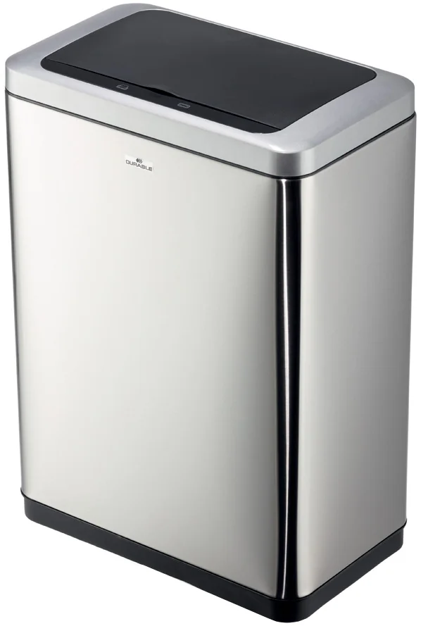 DURABLE Poubelle à capteur 'NO TOUCH DUO', 2 x 20 litres - OEM 342423 – Image 4