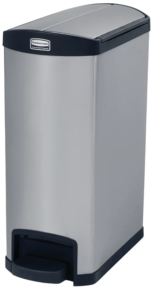 Rubbermaid Collecteur à pédale Slim Jim, 50 litres, noir - OEM 1901993