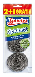 Spontex Spirale à récurer en inox Spirinett, 2+1 GRATUIT - OEM 19331002
