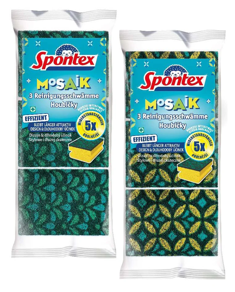 Spontex Éponge Mosaik, pack de 3, assorti - OEM 19411056