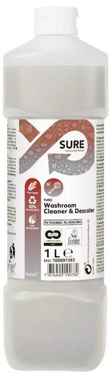 SURE Nettoyant sanitaire 'Washroom Cleaner & Descaler', 1 L - OEM 100891583