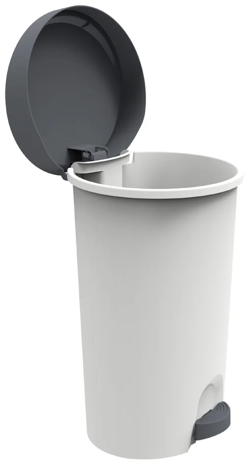 EDA Poubelle à pédale Stepy, 70 L, PP, anthracite - OEM 010639 G.ANT CX – Image 4