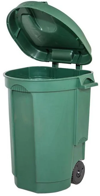EDA Poubelle, 110 litres, plastique, vert - OEM 010633 V SX2 – Image 4