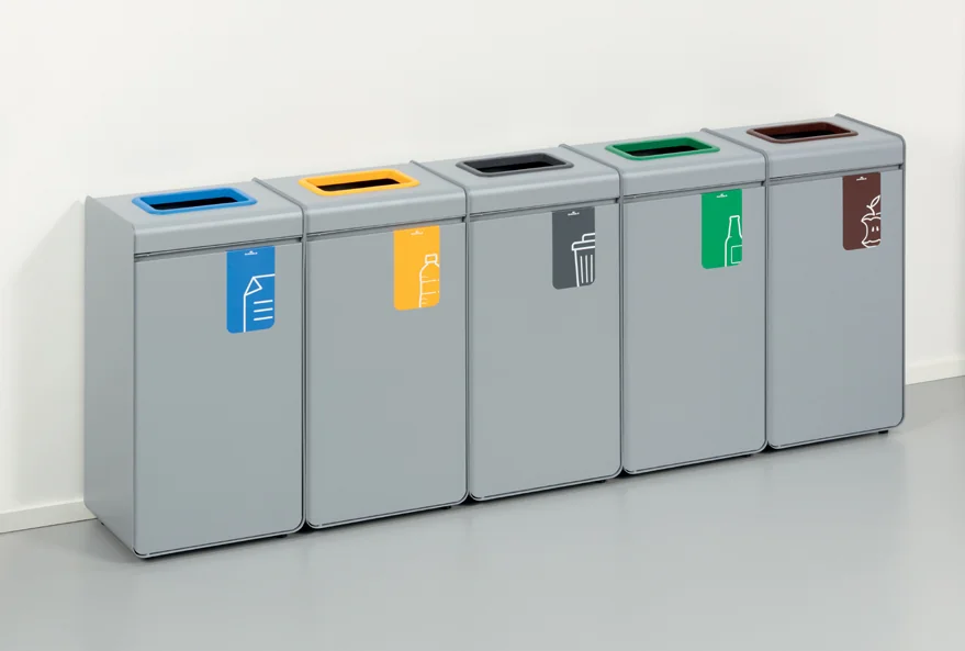 DURABLE Bac de recyclage DURASORT 'Résiduels', 55 litres - OEM 321357 – Image 6