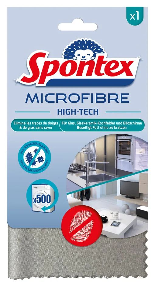 Spontex Chiffon microfibre High-Tech, gris - OEM 19700206