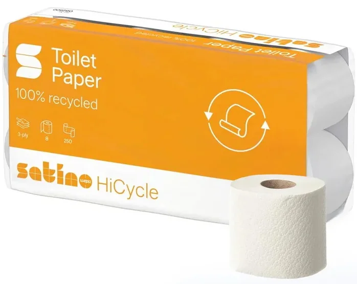 satino by wepa Papier toilette HiCycle, 3 couches, extra - OEM 082500