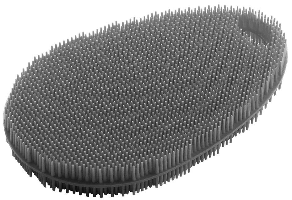 metaltex Éponge en silicone, ovale, gris - OEM 297615000